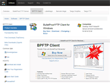 Tablet Screenshot of bpftp.com